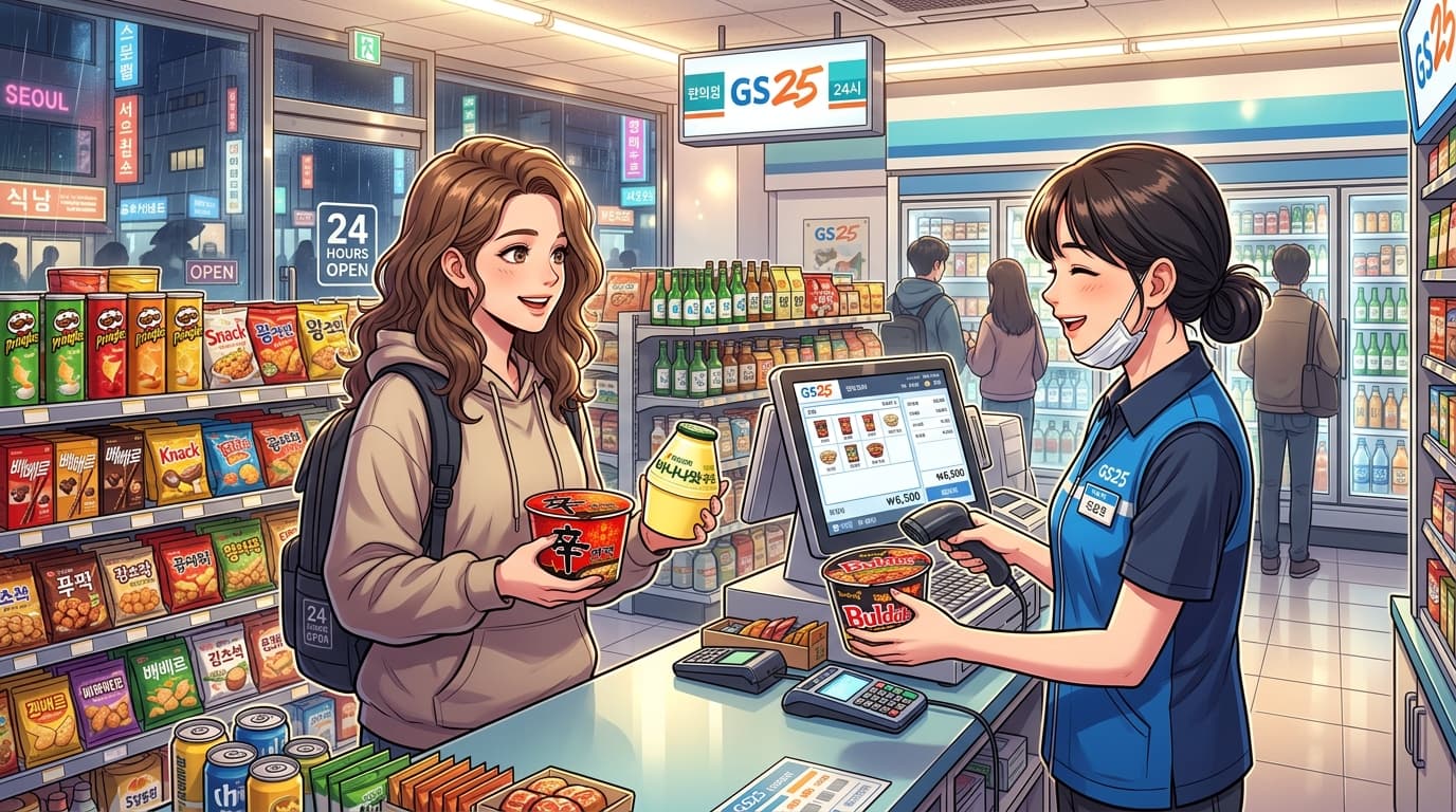 Convenience Store Checkouts: Bags, 2+1 Deals & Point Cards